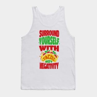 I Love Taco's Quote Tank Top